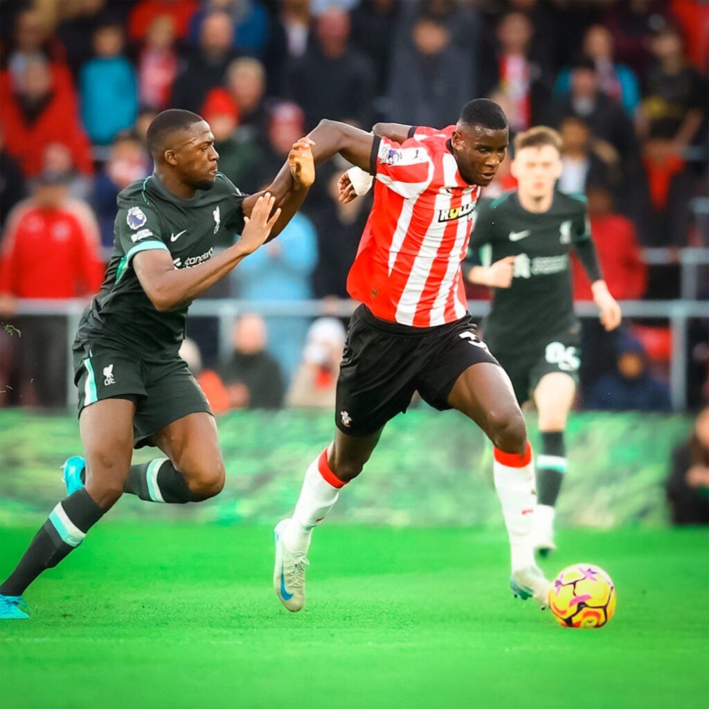 EPL: Southampton manager pleased with Onuachu's performance against Liverpool.